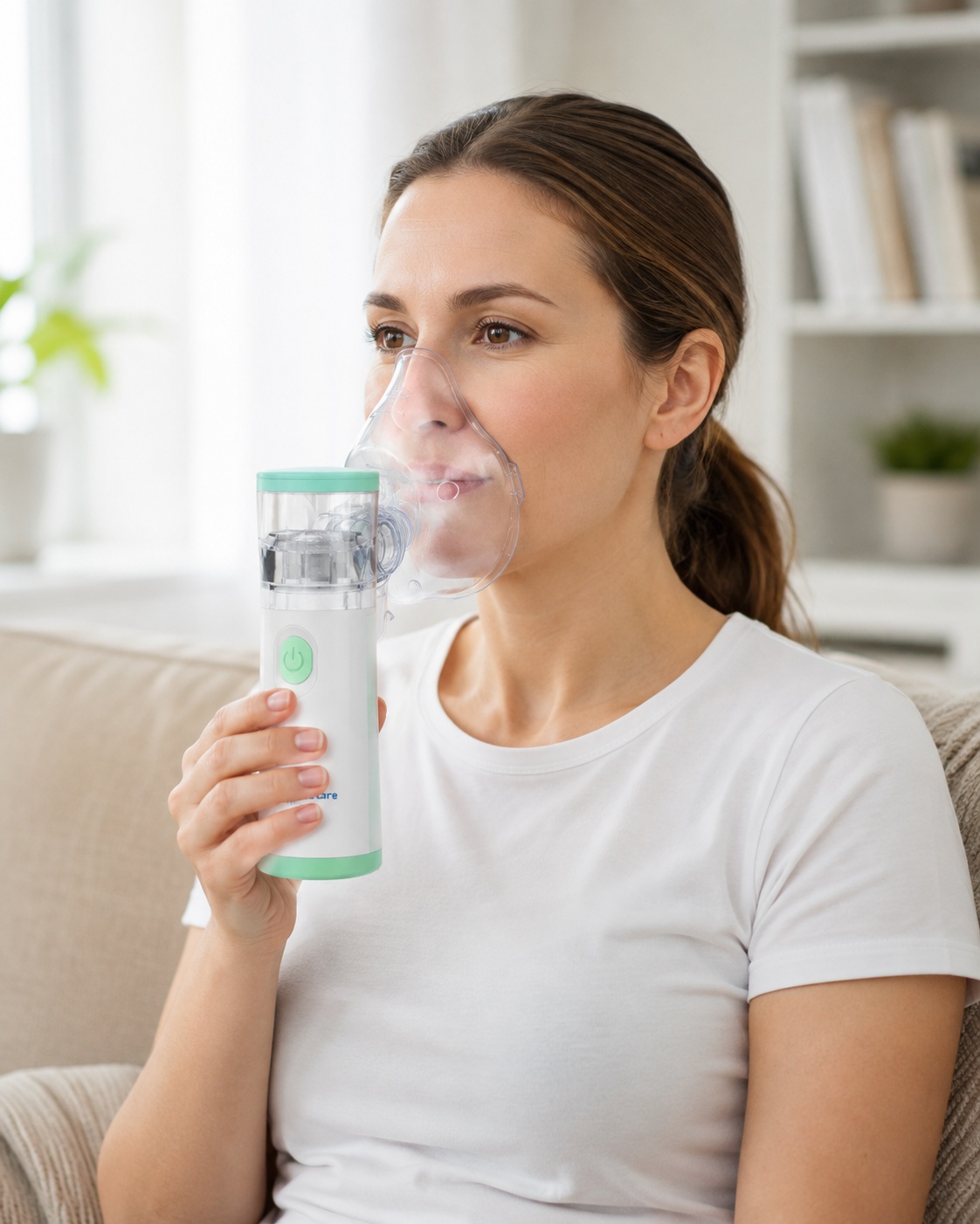 Venus Care V-303 Plus Mesh Nebulizer – Portable Low-Noise Handheld Nebulizer with Face Mask
